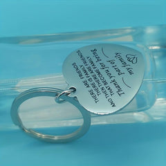 1pc Stainless Steel Funny Keychain Men Women Bestie Friends