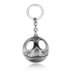 Nightmare Before Christmas Hollow Skull Mask Keychain Bag Pendant