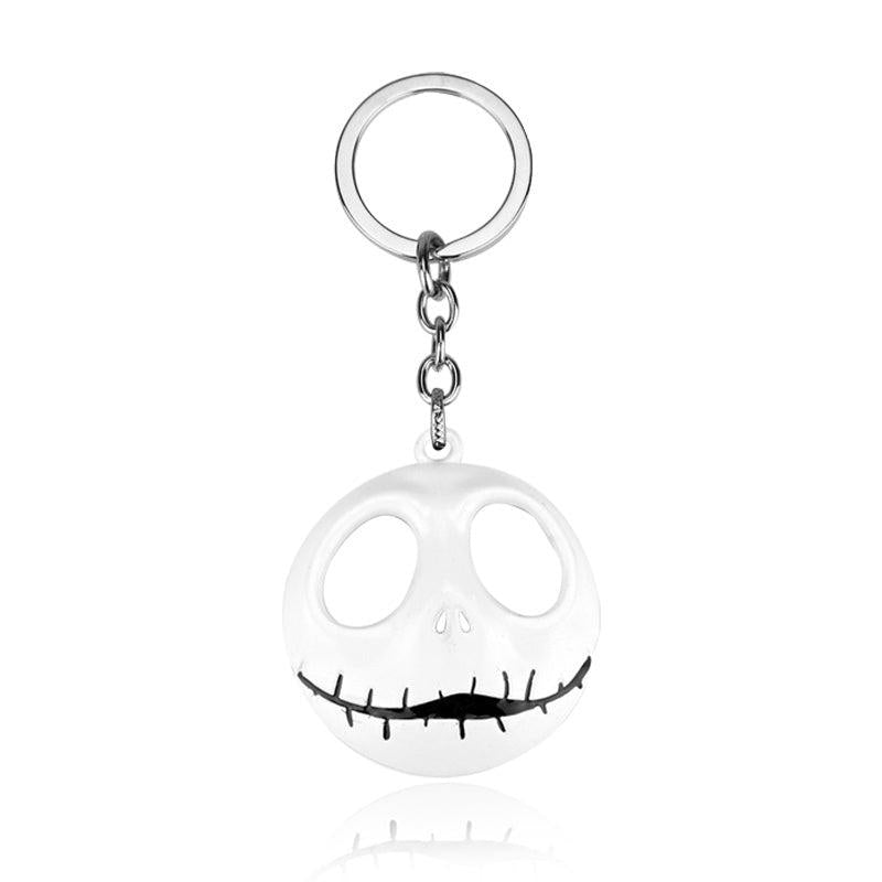 Nightmare Before Christmas Hollow Skull Mask Keychain Bag Pendant