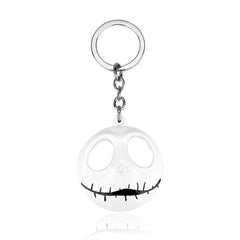 Nightmare Before Christmas Hollow Skull Mask Keychain Bag Pendant