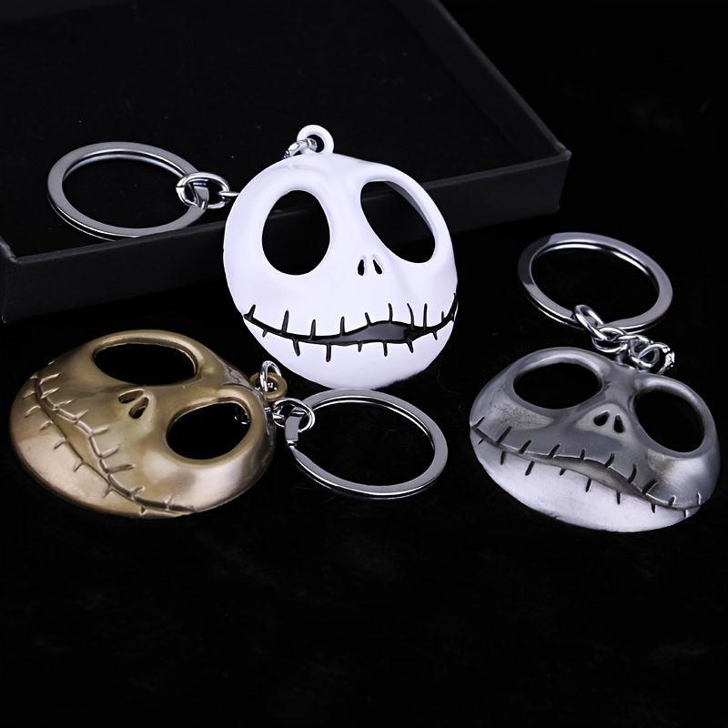 Nightmare Before Christmas Hollow Skull Mask Keychain Bag Pendant
