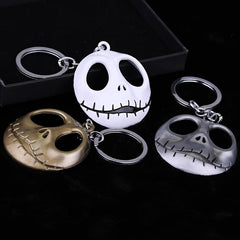 Nightmare Before Christmas Hollow Skull Mask Keychain Bag Pendant