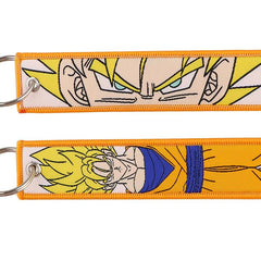 Anime Embroidered Keys Tag Keychains Jet Tag For Men