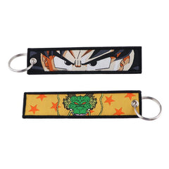 Anime Embroidered Keys Tag Keychains Jet Tag For Men
