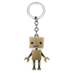 Alloy Robot Keychain Bag Pendant Gift