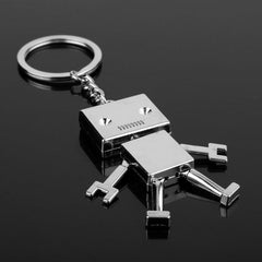 Alloy Robot Keychain Bag Pendant Gift