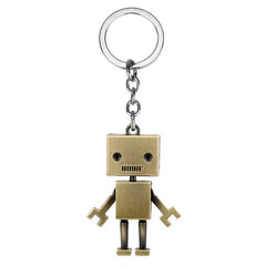Alloy Robot Keychain Bag Pendant Gift