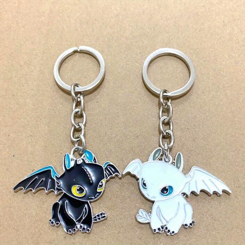 Little Flying Dragon Keychain For Men Funny Cartoon Bag & Backpack Ornament