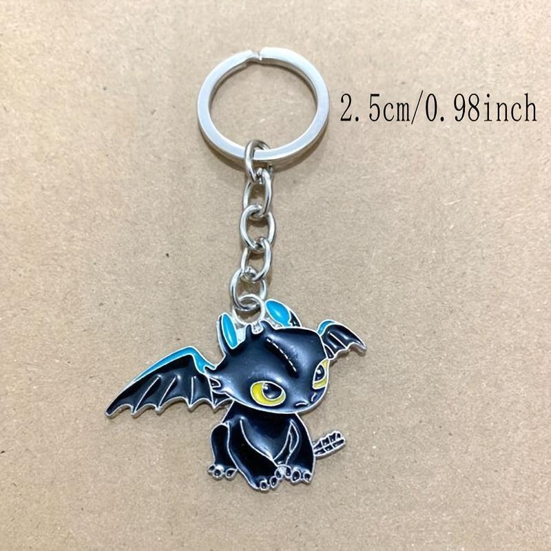 Little Flying Dragon Keychain For Men Funny Cartoon Bag & Backpack Ornament