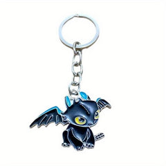 Little Flying Dragon Keychain For Men Funny Cartoon Bag & Backpack Ornament