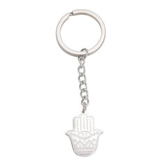 Vintage Stainless Steel Celtic Knot Key Chain