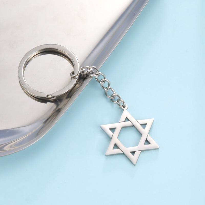 Vintage Stainless Steel Celtic Knot Key Chain