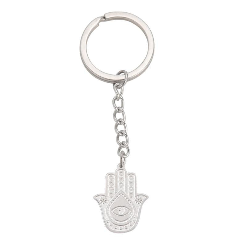 Vintage Stainless Steel Celtic Knot Key Chain