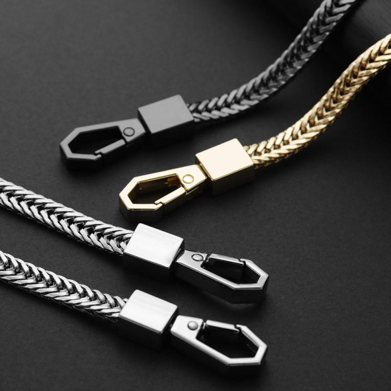 Metal Wallet Belt Rock Punk Hipster Jean Keychain Clip Anti-lost Keyring