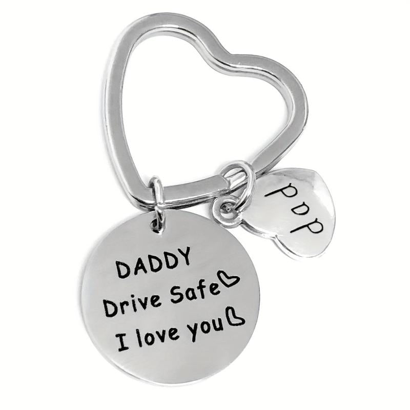 Drive Safe Keychain I Love You Trucker Gift For Dad