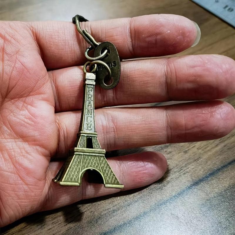 Vintage Paris Tower Keychain