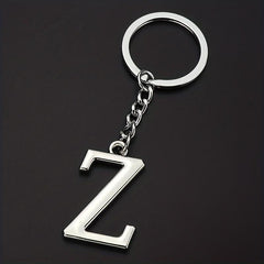 DIY Letters Key Chain Men Charm 26 Letters Keychain Gift Jewelry Car Key Ring