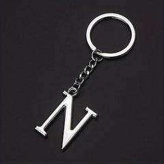 DIY Letters Key Chain Men Charm 26 Letters Keychain Gift Jewelry Car Key Ring