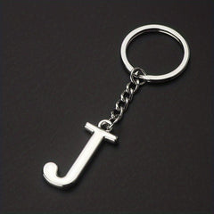 DIY Letters Key Chain Men Charm 26 Letters Keychain Gift Jewelry Car Key Ring