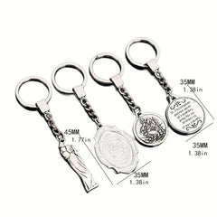 St Christopher's Keychain Religious Gift For Men