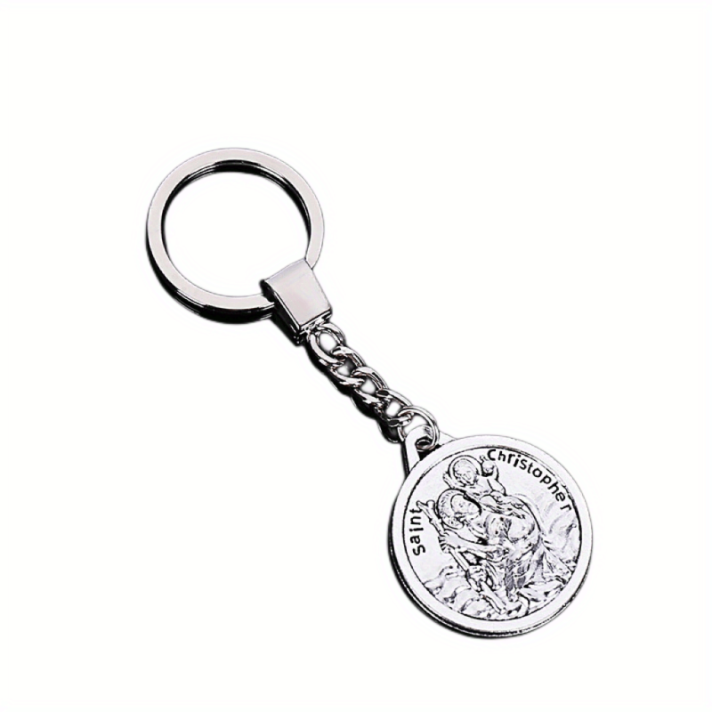 St Christopher's Keychain Religious Gift For Men