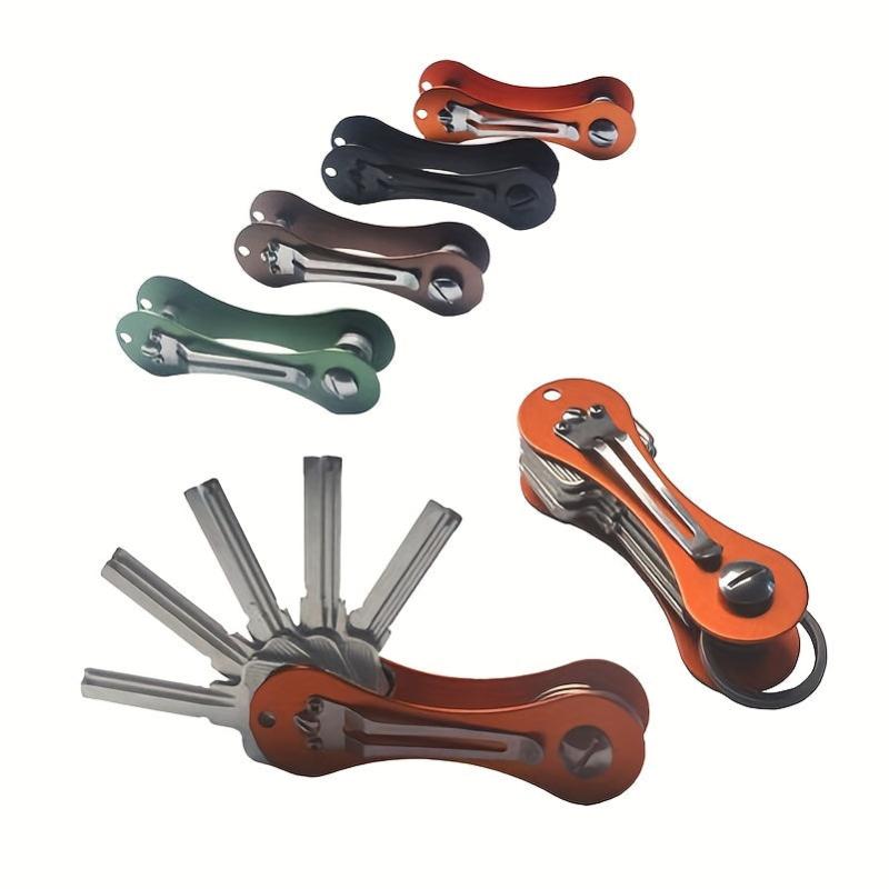 Pocket-Sized Key Holder & Organizer with Key Ring Loop