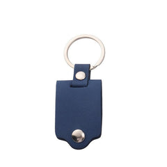 Blank Leather Keychain Photo Frame DIY Key Case
