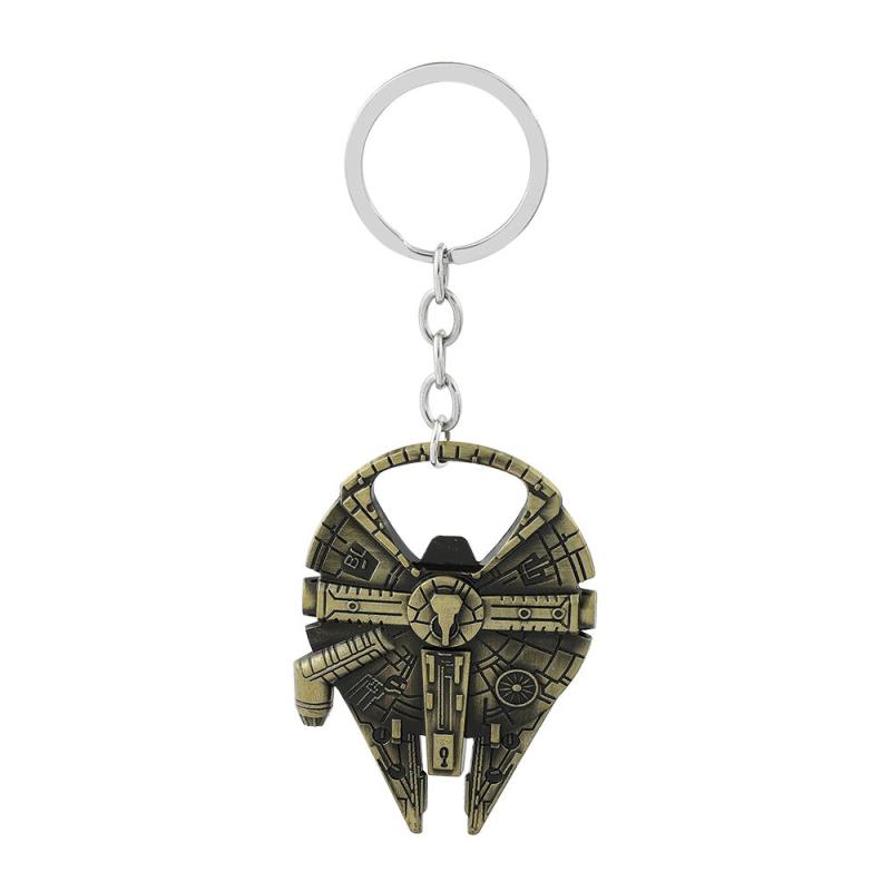 Spaceship Metal Key Chain Car Key Ring Backpack Pants Jewelry