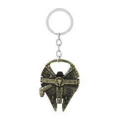 Spaceship Metal Key Chain Car Key Ring Backpack Pants Jewelry