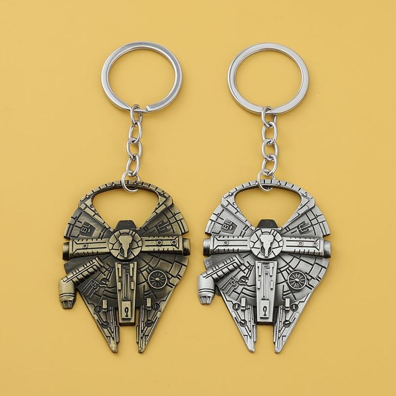 Spaceship Metal Key Chain Car Key Ring Backpack Pants Jewelry