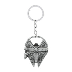 Spaceship Metal Key Chain Car Key Ring Backpack Pants Jewelry