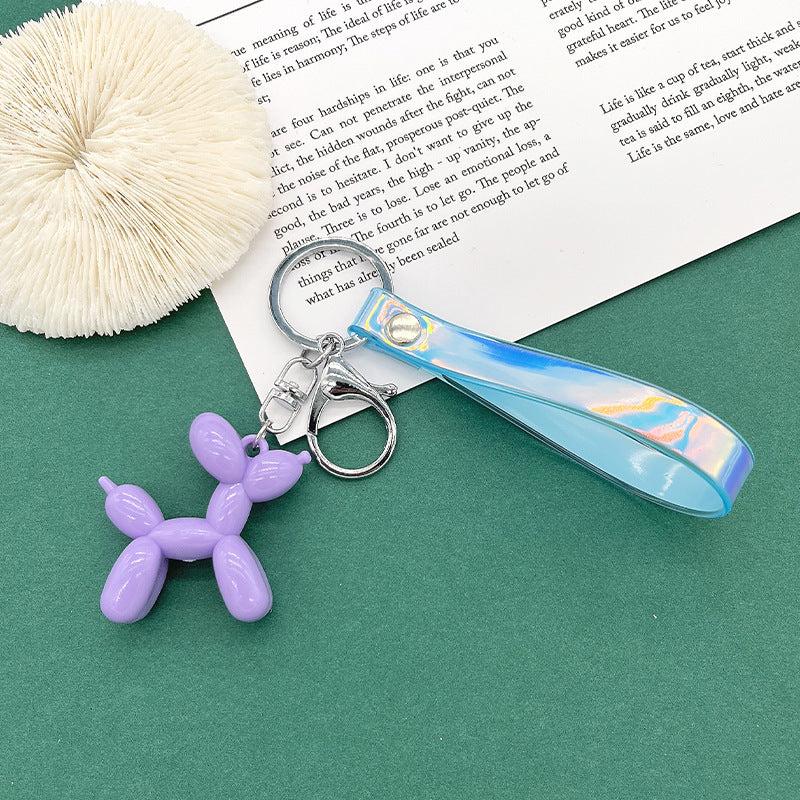 Colorful Balloon Dog Keychain for Men