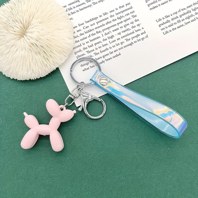 Colorful Balloon Dog Keychain for Men