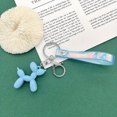 Colorful Balloon Dog Keychain for Men