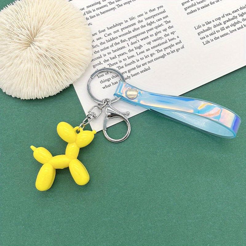 Colorful Balloon Dog Keychain for Men