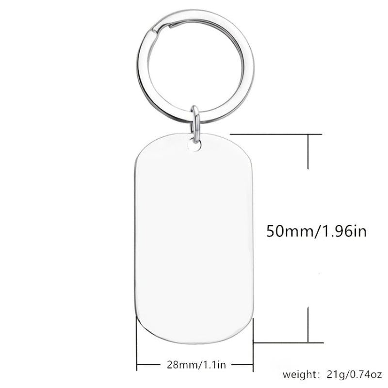 1pc Stainless Steel Sisters Keychain Gift