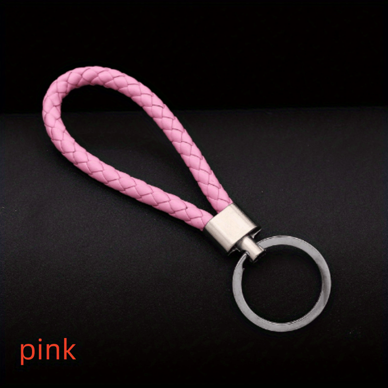 Anti loss Rope Key Chain Car Key Chain Leather Rope Woven Rope Key Chain
