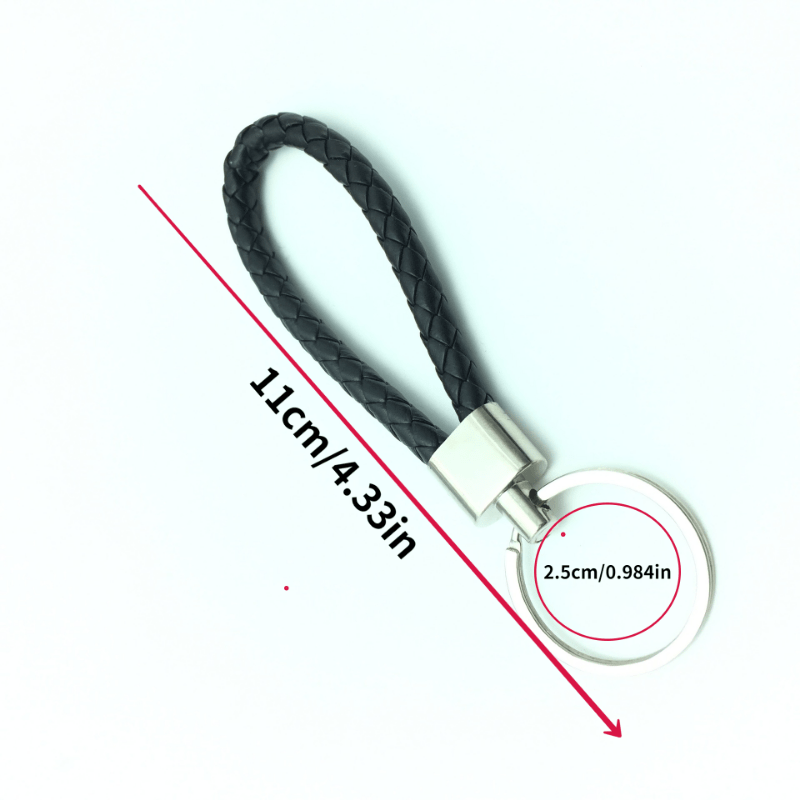 Anti loss Rope Key Chain Car Key Chain Leather Rope Woven Rope Key Chain