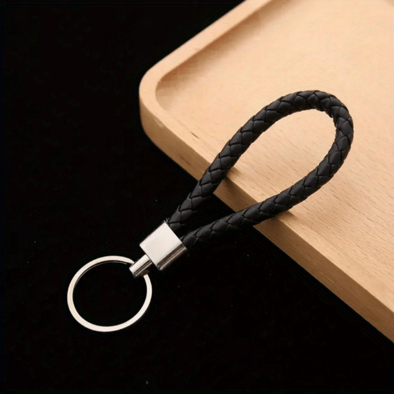 Anti loss Rope Key Chain Car Key Chain Leather Rope Woven Rope Key Chain