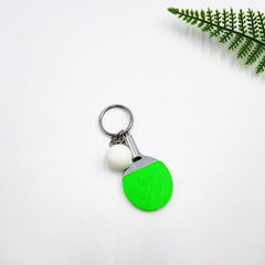 Mini Table Tennis Racket Key Chain Pendant Souvenir