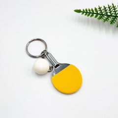 Mini Table Tennis Racket Key Chain Pendant Souvenir