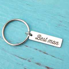 Men's Keychain Gift For Groom Groomsman Wedding Men Team OF Honor