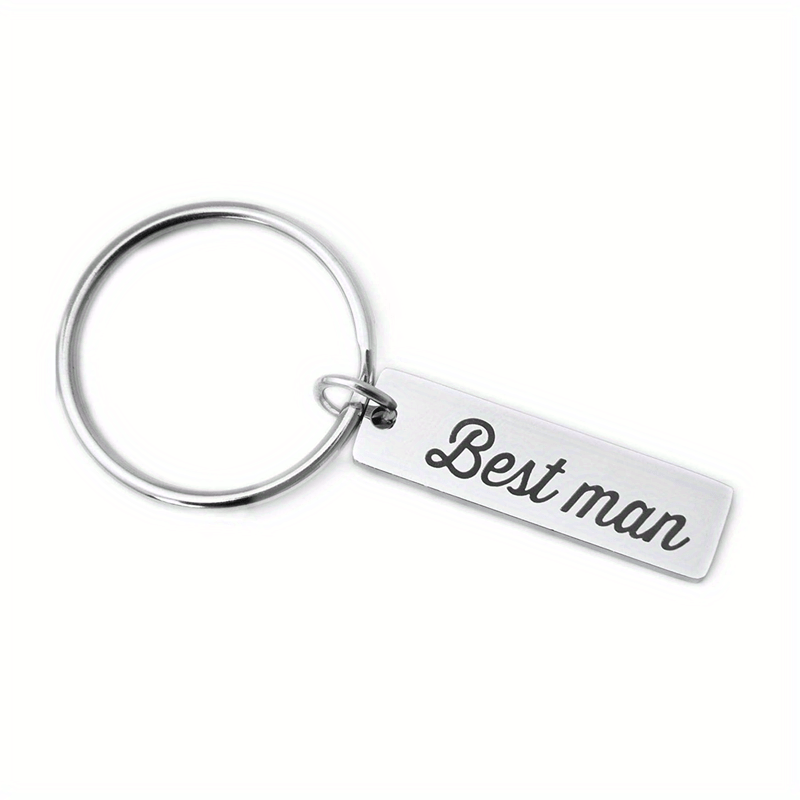 Men's Keychain Gift For Groom Groomsman Wedding Men Team OF Honor