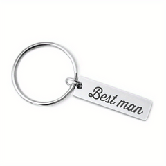 Men's Keychain Gift For Groom Groomsman Wedding Men Team OF Honor