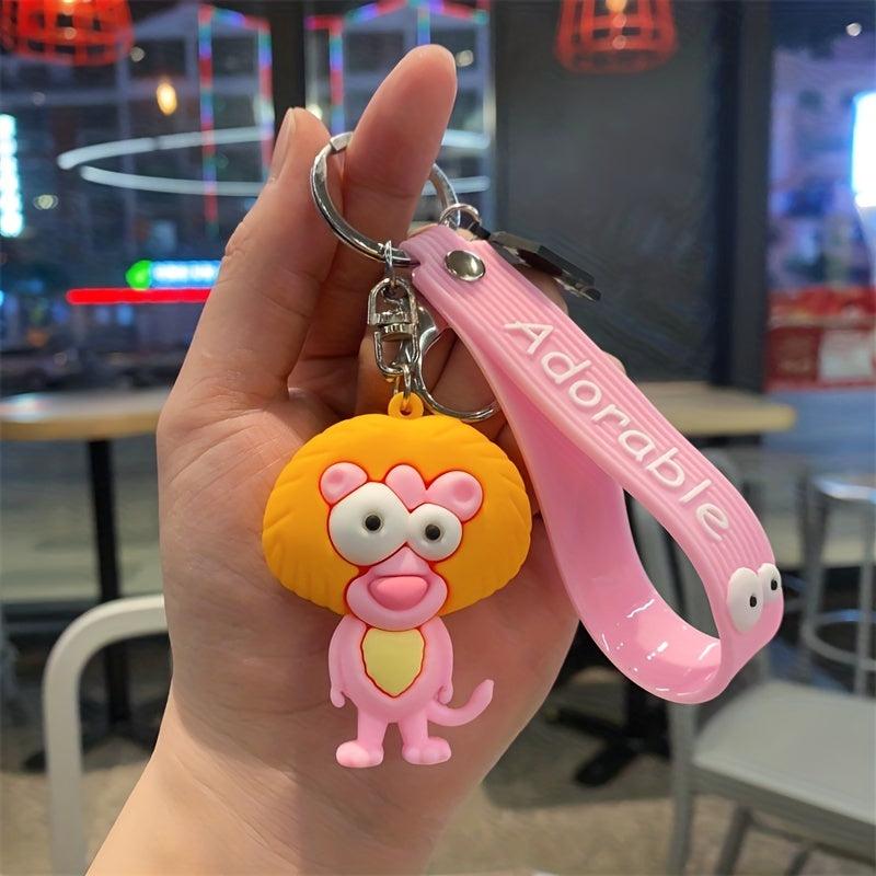Funny Popeyed Animal Keychain - Decorative Accessory
