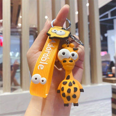 Funny Popeyed Animal Keychain - Decorative Accessory