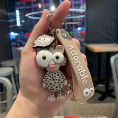 Funny Popeyed Animal Keychain - Decorative Accessory