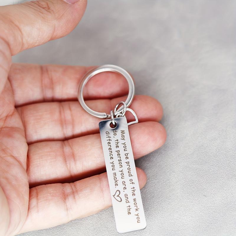 Principal Teacher Appreciation Keychain For Men The Difference You Make Keyring