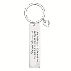 Principal Teacher Appreciation Keychain For Men The Difference You Make Keyring
