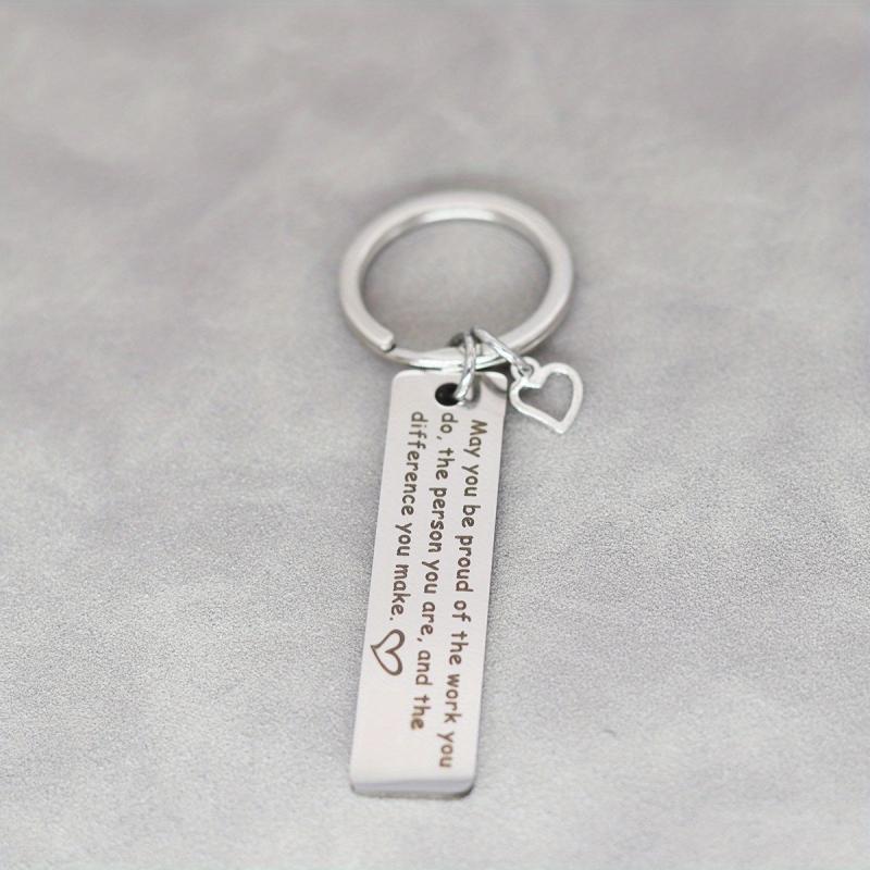 Principal Teacher Appreciation Keychain For Men The Difference You Make Keyring
